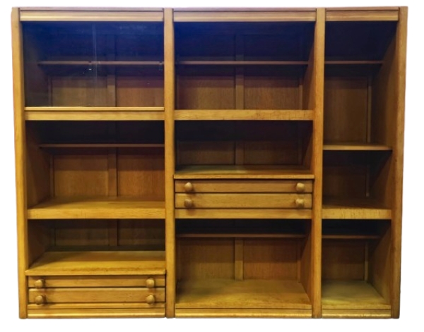 MOD 2063 Guillerme et Chambron pour VOTRE MAISON, rare bibliothèque vitrine