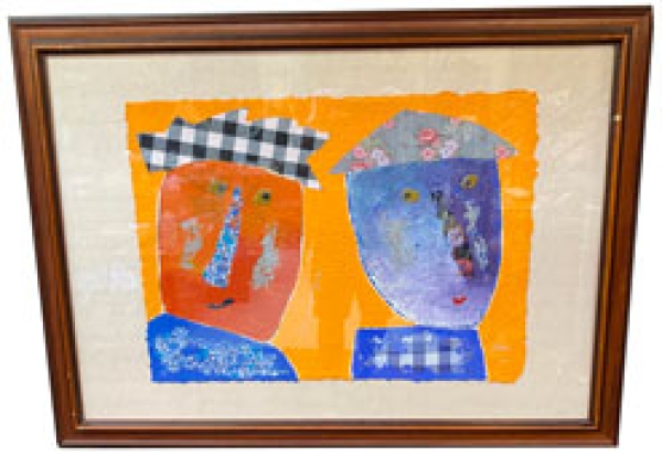 MOD 1956 Daniel Viene, "Madame est fachée", technique mixte.