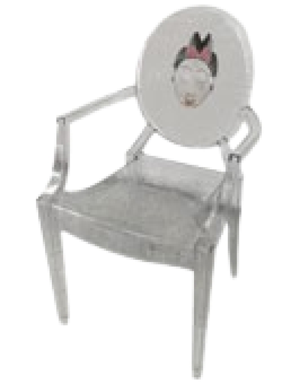 MOD 1865 Philippe Starck, fauteuil Louis Ghost , Edition Kartell