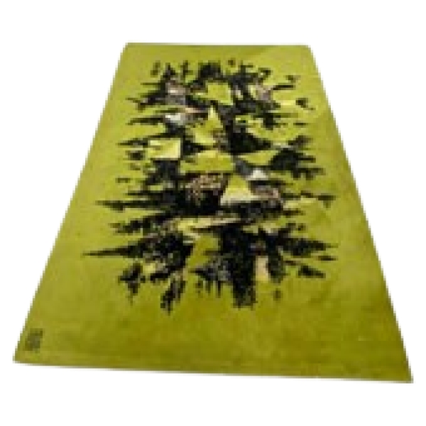 MOD 1828 Tapis vintage en laine circa 1960, signé Maurice ANDRE