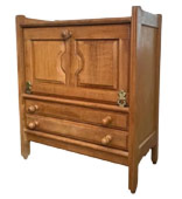 MOD 19711 GUILLERME ET CHAMBRON, secrétaire en chêne