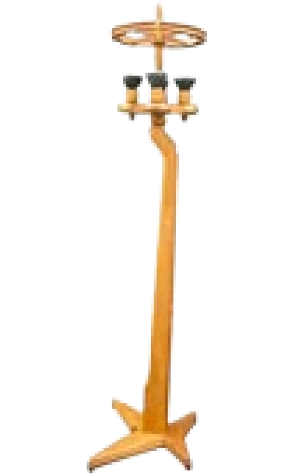 MOD 17113 Guillerme et Chambron lampadaire en chêne