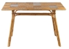MOD 21118 Table de salle à manger ou de jardin en rotin et céramique