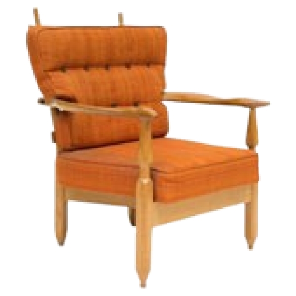 MOD 14420 GUILLERME ET CHAMBRON, fauteuil Pétronille en chêne