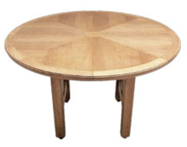 MOD 1937 Guillerme et Chambron, table en chêne. Édition Votre Maison