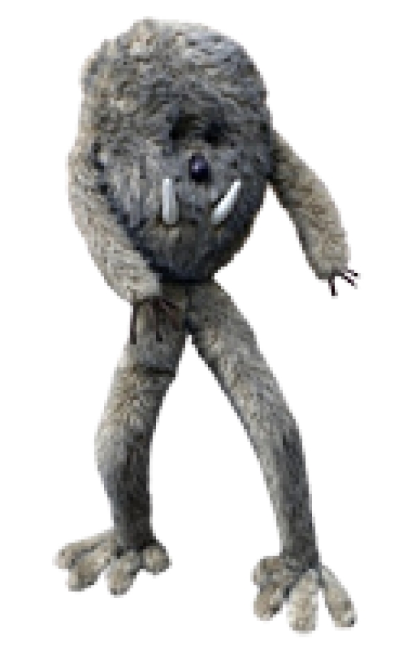 MOD 2015 Rémy Pagart, GROUMPH ! Sculpture haute en métal, mousse et fourrure synthétique