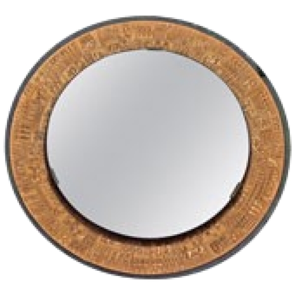 MOD 1166 M.Furgieri grand Miroir è pourtour en verre doré Italie