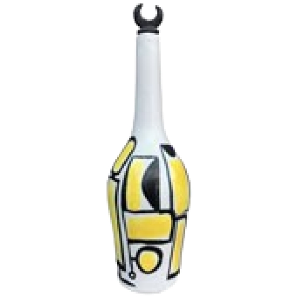 MOD 1173 Roger Capron , Bouteille en céramique, Vallauris circa 1950