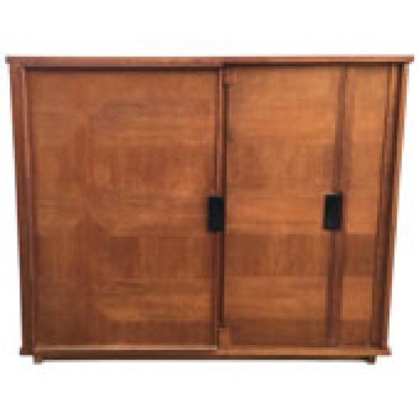 MOD 1136 Guillerme et Chambron, armoire en chêne vers 1960.