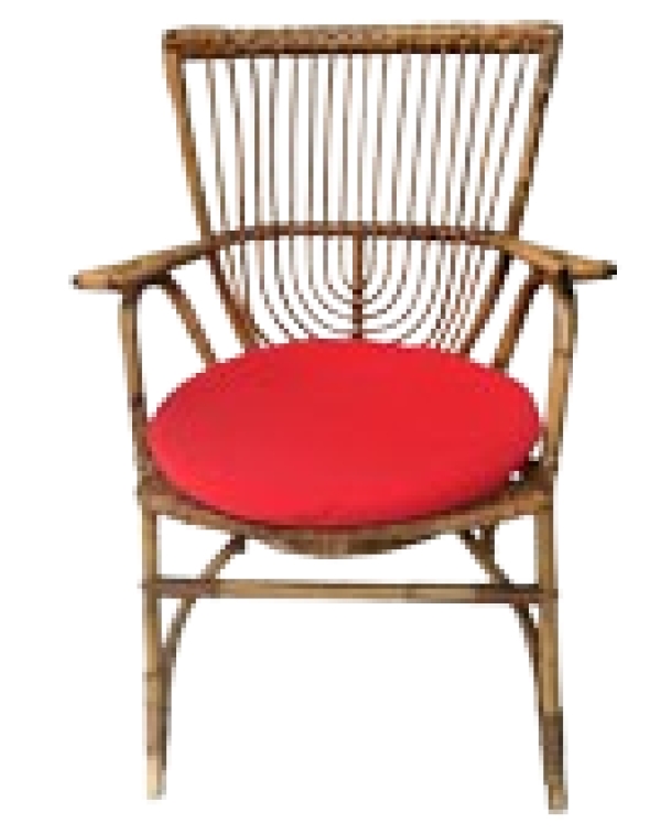 MOD 1703 Fauteuil en Bambou Circa 1970
