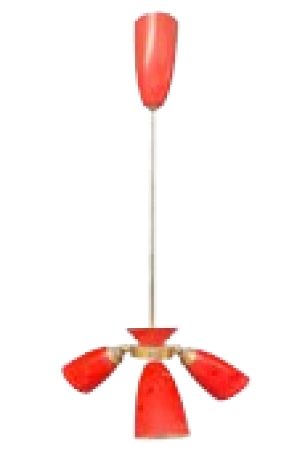 MOD 18010 Petit lustre en tôle laquée, Italie