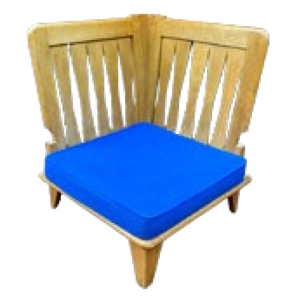 MOD 1692 Guillerme et Chambron, fauteuil d'angle en chêne