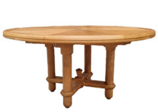 MOD 1896 Guillerme et Chambron, table Victorine en chëne. Edition Votre Maison