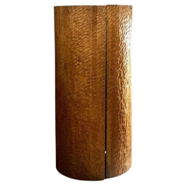 MOD 2084 Grand meuble cylindrique en chêne pouvant faire bar