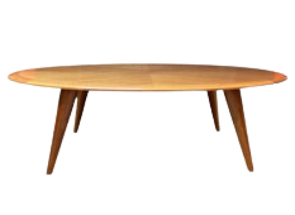 MOD 1643 Grande table en noyer circa 1960.