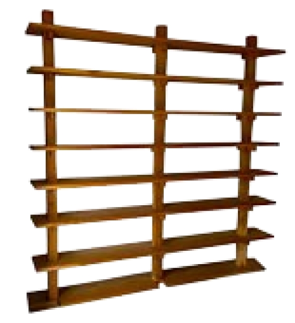 MOD 17810 Grande étagère/bibliothèque en chêne vers 1960