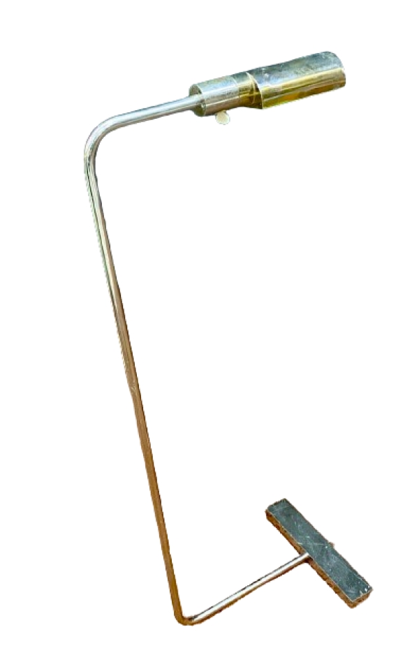 MOD 18511 Cédric HARTMAN (Att. à) Lampe liseuse en métal nickelé. Années 1970.