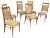MOD 1848 Suite de 6 chaises circa 1950/1960