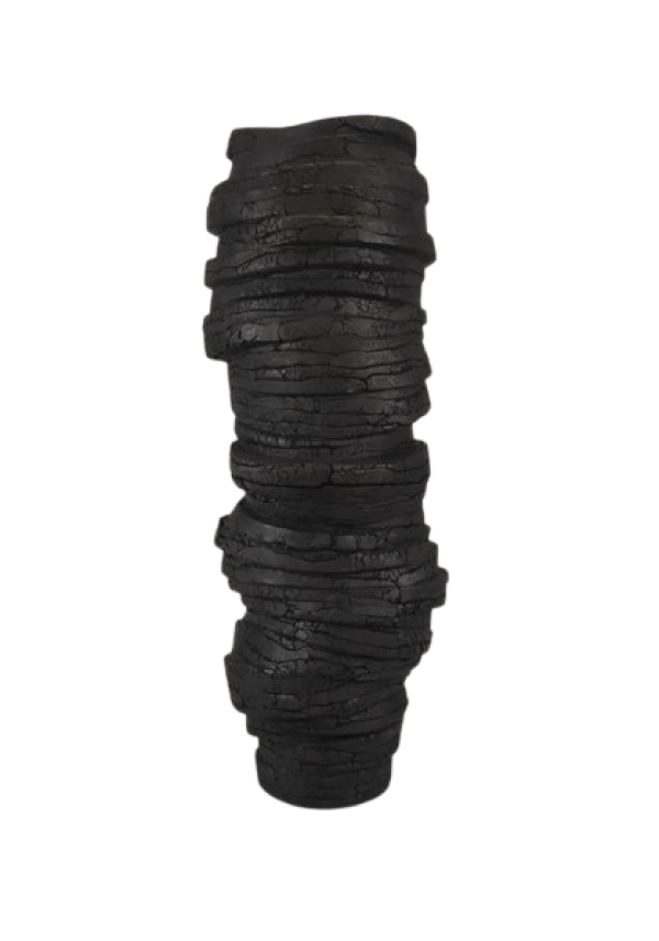 MOD 2042 Gilles CAFFIER grand vase en céramique texturée