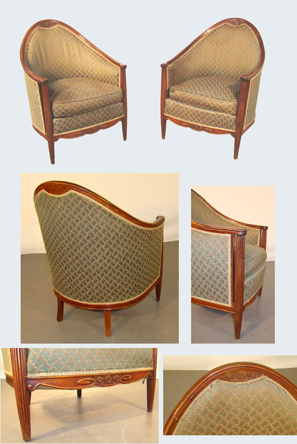 FAUTEUILS ART DECO