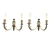INS 1081 Paire d'appliques en bronze style Louis XVI circa 1930