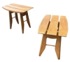 MOD 1986 Guillerme &amp; Chambron, paire de tabourets en chêne
