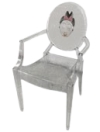 MOD 1865 Philippe Starck, fauteuil Louis Ghost , Edition Kartell