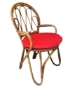 MOD 1702 Fauteuil Bambou Circa 1970