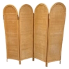 MOD 1706 Grand Paravent Rotin Et Bambou Circa 1970