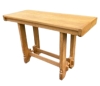 MOD 1573 GUILLERME ET CHAMBRON, table console en chêne