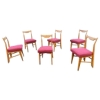 MOD 1474 ROBERT GUILLERME ET JACQUES CHAMBRON, série de 6 chaises en chêne