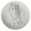 MOD 1552 Jean Cocteau, Plat En Porcelaine Limoges