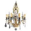 MOD 1561 Maison Baguès, grand lustre en cristal et bronze