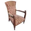 AD 1452 Curieux Fauteuil Art Nouveau En Chêne