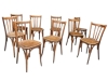 INS 1722 9 chaises dans le style Thonet, vers 1930