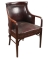 AD 1983 Dans le style de J.&amp;J. Kohn, fauteuil en  cuir. Sécession viennoise vers 1880 1900