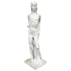 MOD 1531 Marcel Delmotte, statue en plâtre et tissus vers 1960