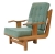 MOD 2046 Guillerme et Chambron, rare fauteuil tripode circa 1960. Edition Votre maison