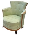 AD 1902 Fauteuil Art Deco en noyer Circa 1930