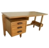 MOD 869 GUILLERME ET CHAMBRON, BUREAU EN CHENE CIRE