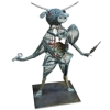 INS 1075 Noel, "Le taureau", sculpture en métal