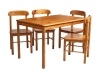 MOD 2066 Table et chaises en sapin