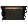 MOD 1249 Cabinet Vintage En Acajou Foncé, Decor  Feuille d'Or