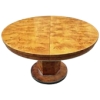 MOD 1165 Jean Claude Mahey, Table En Loupe d'Orme Et Laiton