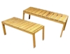 MOD 1749 Paire de tables en sapin circa 1950