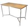 AD 10915 Table moderniste en aluminium