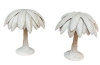 MOD 1973 Paire de grande lampe en céramique en forme de palmier