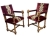 INS 1831 Paire De Fauteuils Style Louis XIII en chêne