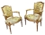 INS 1762 Paire de fauteuils en bois patiné style Louis XV