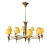 MOD 2056 Grand lustre vintage a 10 lumieres